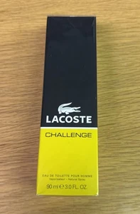 Lacoste Challenge for Men 3.0 FL.OZ 90 ML EDT Natural Spray New Sealed Cologne - Picture 1 of 6
