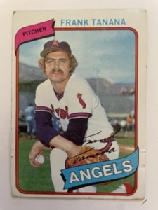 Topps #105 Frank Tanana California Angels Baseball 1980 - Foto 1 di 2