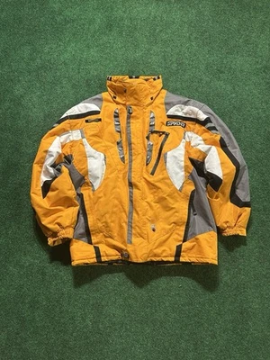 RETRO Style, Orange/Grey/White Spyder Winter Jacket       - Image 1 of 4