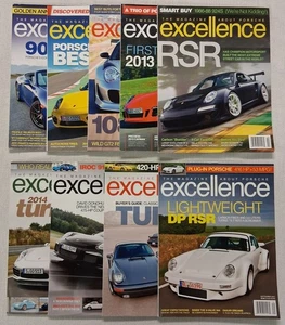 Excellence The Magazine About Porsche 2013 Full Year Lot Set Of 9 Gret Condition - Bild 1 von 23