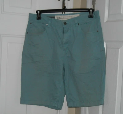 PD+C Ropa Auténtica, Pantalones Cortos Azules Talla 34" Foto 1 de 4