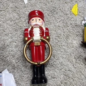 Vintage Trendmasters electronic talking door knocker nutcracker Christmas 1993 - Picture 1 of 5