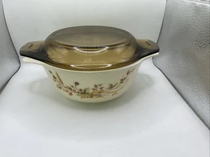 Cazuela pequeña vintage Pyrex para Marks & Spencer Harvest y tapa 2429/1701 - Imagen 1 de 22