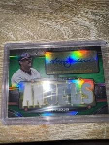 2024 Topps Triple Threads REGGIE JACKSON Auto Game Worn Relics Angels 6/18 - Picture 1 of 2