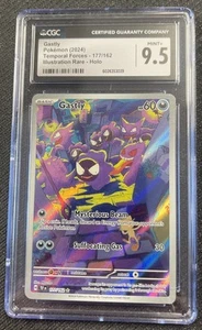 Pokemon Gastly Temporal Forces Illustration Rare #177 CGC 9.5 - Picture 1 of 2