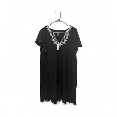 Neu mit Etikett Max Studio schwarzes Damenkleid Übergröße 1X EINZELHANDELSPREIS $ 128,00 - Bild 1 von 4