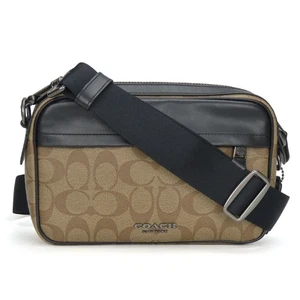 COACH Women's Shoulder Bags F50715 Signature Leather PVC ck0sskub - Picture 1 of 10