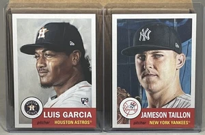 2021 TOPPS LIVING SET WEEK 38 #451 LUIS GARCIA RC #452 JAMESON TAILLON YANKEES - Picture 1 of 2