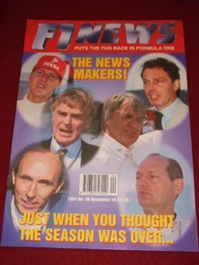 F1 NEWS - THE NEWS MAKERS - Nov 19 1997 - Picture 1 of 1