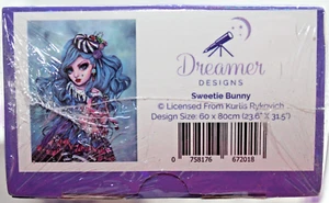 ¡DULCE CONEJO DE KURTIS RYKOVICH SOÑADOR DISEÑOS PINTURA DE DIAMANTES DESCONTINUADA! - Imagen 1 de 5