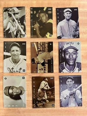Juego de 9 cartas de béisbol 1994 Upper Deck Ken Burns Hank Aaron Atlanta Braves NrMt Foto 1 de 2