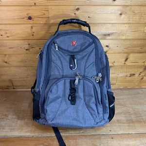 Swiss Gear 1900 Scan Smart Lap Top Backpack Air Flow Heather Gray - Picture 1 of 14