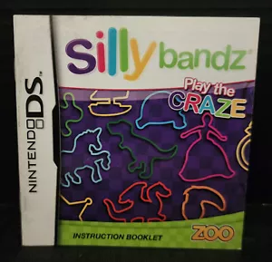 Silly Bandz Instruction Manual/Booklet (Nintendo DS) - Picture 1 of 2