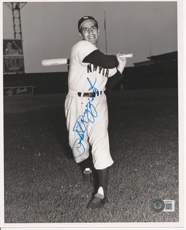 Phil Rizzuto Autographed 8x10 New York Yankees HOF Rare Beckett E610 - Image 1 of 1