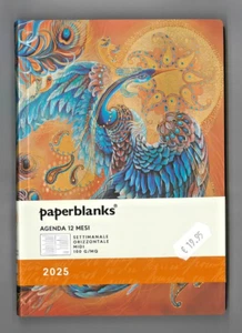 Agenda Settimanale 2025 PAPERBLANKS Uccello del Cielo, 12,5x17,5CM. - Imagen 1 de 2