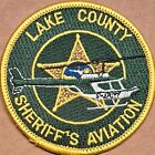 Lake County Florida Sheriff's Aviation Iron on patch