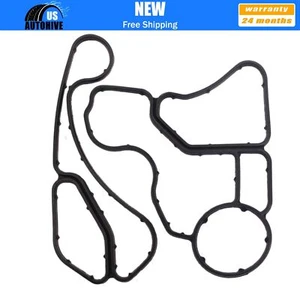New Oil Filter Housing Gasket & Cooler Seal Set for BMW 11428637820 11428637821 - Picture 1 of 11
