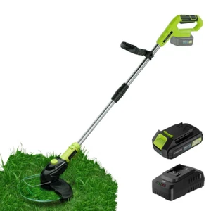 STEELITE 21V Cordless String Trimmer - Electric Weed Eater with 2.0Ah Battery - Picture 1 of 13