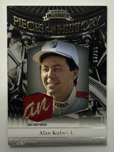 2012 PRESS PASS PIECES OF HISTORY ALAN KULWICKI RACE USED FIRESUIT w/ NAME 59/99 - Picture 1 of 6