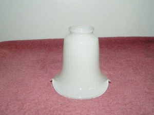 Thin Milk White Hand Blown Glass Light Lamp Shade #2 - Picture 1 of 8