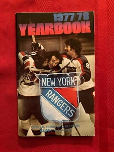 1977-1978 NHL New York Rangers media guide yearbook / Davidson / Esposito - Picture 1 of 1