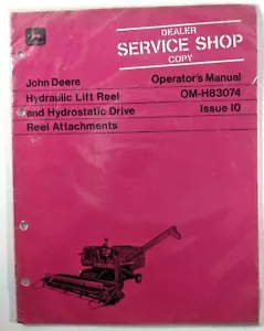 Vintage John Deere Hubrolle hydrostatischer Antrieb Anbaugeräte Handbuch Händlerkopie 70er - Bild 1 von 2