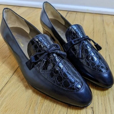 Mocasines de cuero vintage años 90 Lily of Florence de Renzo Fontanelli talla 8,5 N Foto 1 de 4