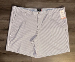 Dockers Ultimate kurze Nadelstreifen formelle Herrenshorts 50 Supreme flexible Passform neu mit Etikett - Bild 1 von 18
