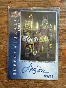 Anubis - {M23} 2016 Goodwin Champions Supernaturals Autogrammkarte - 5/25 - Bild 1 von 2