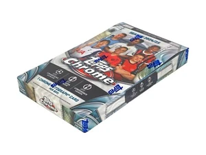 2024-25 TOPPS CHROME UEFA CLUB COMPETITIONS SOCCER HOBBY BOX - FREE SHIP 🔥🔥🔥 - Picture 1 of 9