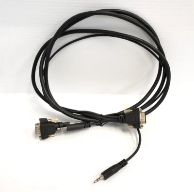 Extron 26-566-02 Rev. M MVGA-A M-M Audio Cable, D-Sub 15-Pin HD (1.8m) Jack, 6ft - Image 1 of 4