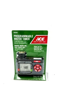 Programmable Water Timer 1-Outlet Manual Faucet Sprinkler Lawn Garden ~ New - Picture 1 of 2