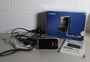 Canon Powershot S80 Black 8MP Compact Digital Camera Boxed - Picture 1 of 8