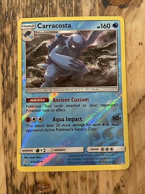 Pokémon TCG Carracosta 45/236 Unified Minds Reverse Holo Uncommon