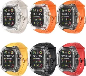Cubierta protectora transparente táctica + banda para Apple Watch Ultra 2/1 49 mm - Imagen 1 de 72