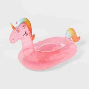 Giant Inflatable Unicorn Swimming Pool Float Sun Squad 6' 4” Long New In Box - Picture 1 of 4