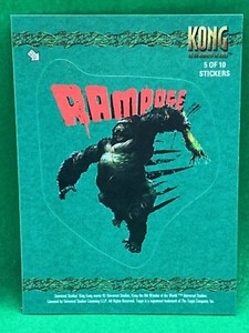 King Kong Topps 2005 RAMPAGE Peter Jackson Movie STICKERS card #5 RARE