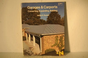 Creative homeowners press, Garages & Carports, James E Russell, 1981 PB book - Imagen 1 de 5