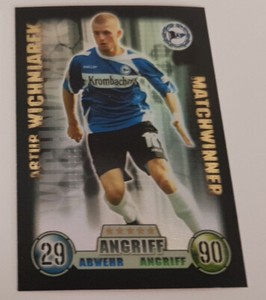 Match Attax 2008/09 Matchwinner Card No. 330 ARTUR WICHNIAREK 
