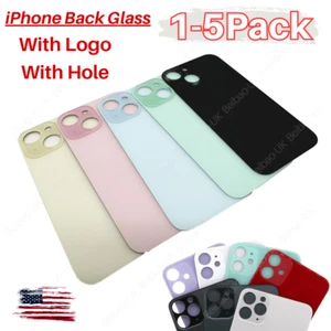 Lot de gros trous vitre arrière de remplacement pour iPhone 15 14 13 12 11 Pro XR XS X 8 - Photo 1 sur 7