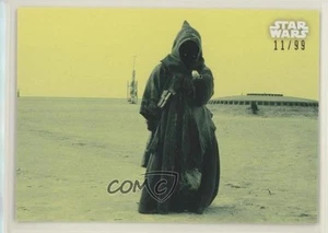2018 Topps Star Wars Black and White Green 11/99 Jawa Flicking the Switch 2r7 - Picture 1 of 3