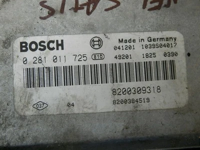 Centralina motore Renault Vel Satis 2003 ECU 0281011725 AOJ82142 - Immagine 1 di 4