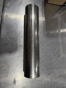 Tubo de escape recto de acero inoxidable OD T304 de 3,5 pulgadas crudo 15" EE. UU. - Imagen 1 de 5