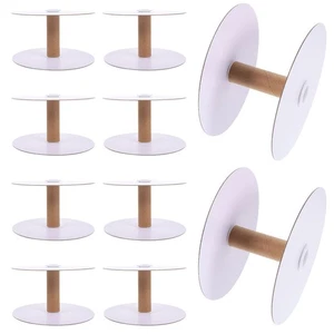 12 Pcs Spool Household Paper Thread Rack Yarn Bobbins Travel Desktop Holder - Picture 1 of 12