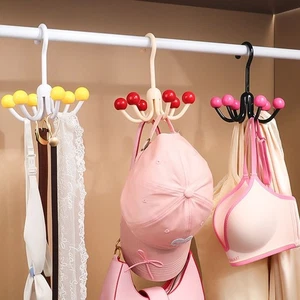 Dopamine Home Clothes Hanger Bedroom Scarf Racks Bra Scarf Hats Bags - Picture 1 of 19