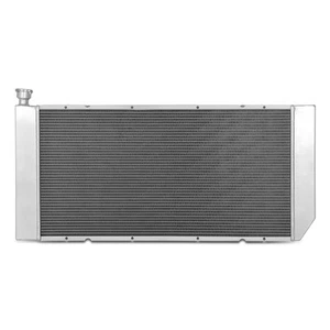 Fit 92-02 Cadillac Chevrolet GMC 5.0L 5.7L 3 Row Aluminum Radiator + Fanshroud - Picture 1 of 7
