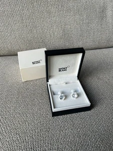 Mont Blanc Ceramic Cufflinks - Picture 1 of 6