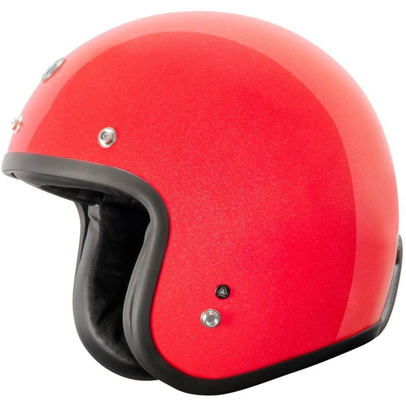 Casco Abierto Media Cara Para Moto – Aprobado ECE/DOT, Visera Transparente, Talla única (54-62 Cm) – Verano