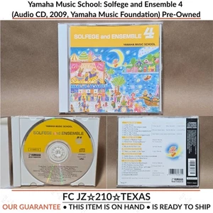 Yamaha Music School: Solfege and Ensemble 4 (Audio CD, 2009, Yamaha Music Fou... - Picture 1 of 9