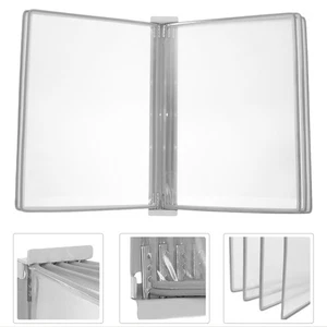  Clasificador de archivos colgantes para soporte de carpeta de montaje en pared organizador de plástico - Imagen 1 de 12